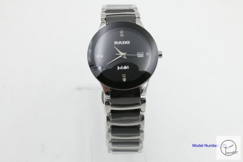 Rado Jubile DIASTAR 28MM Silver Black Hightech Ceramic Ladys Wrist Ra901265510