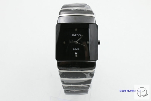 Rado DIASTAR 31MM Silver Black Twotone Hightech Ceramic Men's Wrist Ra1103115820