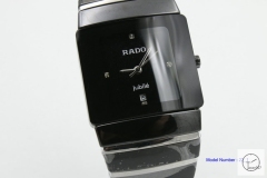 Rado DIASTAR 31MM Silver Black Twotone Hightech Ceramic Men's Wrist Ra1103115820