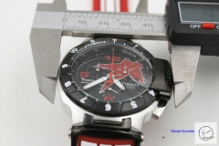 Tissot T-Race 69 Limited Quartz Chronograph Men's Sport Wrist Watch Red Rubber Strap Ts218514630