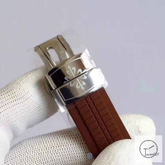 U1 Patek Philippe Aquanaut 5167A Brown Dial Stainless Steel Transparent Mechanical Automatic Movement Glass Back Rubber Strap Men's Watch PU228588560