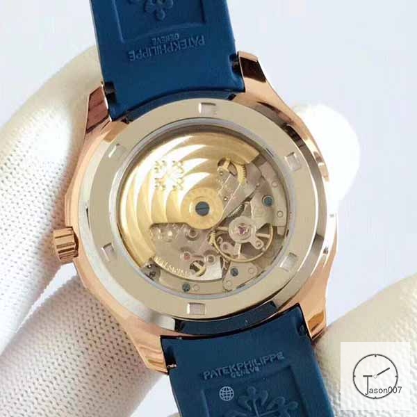 U1 Patek Philippe AQUANAUT 5167A Blue Dial Two Tone Gold Case Stainless Steel Transparent bottom Mechanical Automatic Movement Glass Back Rubber Strap Men's Watch PU228357560