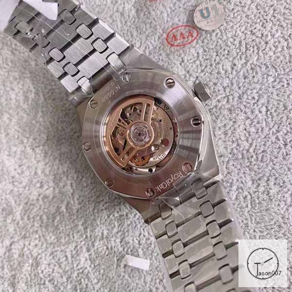 Audemars Piguet Royal Oak New Petite Tapisserie Dial Automatic Movement Glass Back Stainless Steel Mens Watch AU35971920