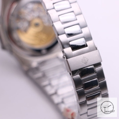 U1 Patek Philippe Skeleton Black Dial Stainless Steel Transparent Mechanical Automatic Movement Glass Back Men's Watch PU22870590