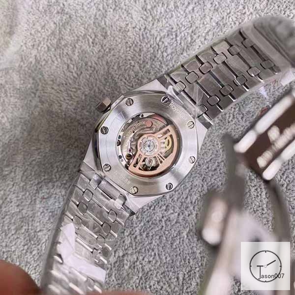 Audemars Piguet Royal Oak New Petite Tapisserie Dial Automatic Movement Glass Back Stainless Steel Mens Watch AU35971920