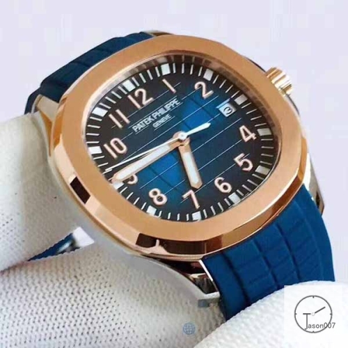 U1 Patek Philippe AQUANAUT 5167A Blue Dial Two Tone Gold Case Stainless Steel Transparent bottom Mechanical Automatic Movement Glass Back Rubber Strap Men's Watch PU228357560