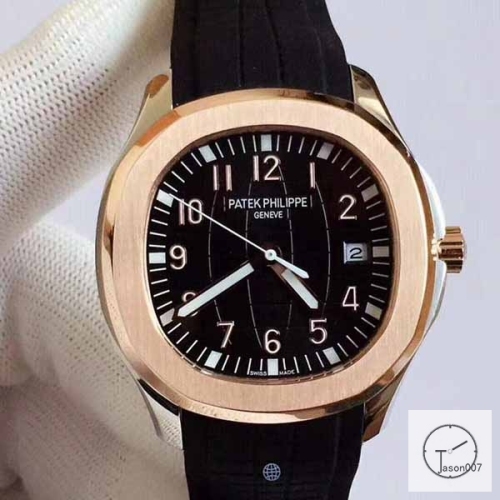 U1 Patek Philippe AQUANAUT 5167A Black Dial Two Tone Gold Case Stainless Steel Transparent bottom Mechanical Automatic Movement Glass Back Rubber Strap Men's Watch PU228257560