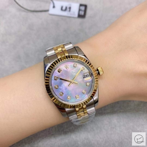 U1 Factory Rolex Datejust Fluted Bezel Shell PURPLE Diamond Dial Two Tone Jubilee 31MM Ladies Size Jubilee 126331 Automatic Movement Stainless Steel Womens Watches AU2197575760