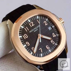 U1 Patek Philippe AQUANAUT 5167A Black Dial Two Tone Gold Case Stainless Steel Transparent bottom Mechanical Automatic Movement Glass Back Rubber Strap Men's Watch PU228257560