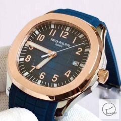 U1 Patek Philippe AQUANAUT 5167A Blue Dial Two Tone Gold Case Stainless Steel Transparent bottom Mechanical Automatic Movement Glass Back Rubber Strap Men's Watch PU228357560