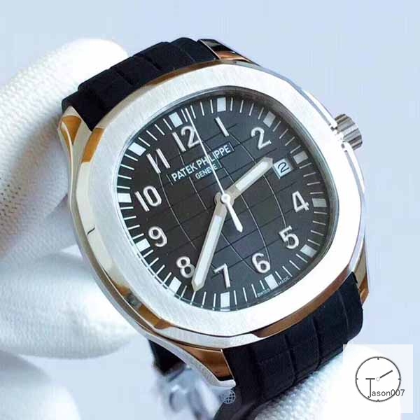 U1 Patek Philippe Aquanaut 5167A Black Dial Stainless Steel Transparent Mechanical Automatic Movement Glass Back Rubber Strap Men's Watch PU228591560