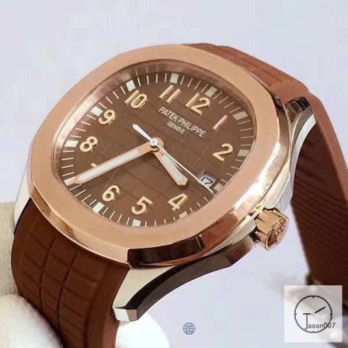 U1 Patek Philippe AQUANAUT 5167A Brown Dial Two Tone Gold Case Stainless Steel Transparent Mechanical Automatic Movement Glass Back Rubber Strap Men's Watch PU228457560