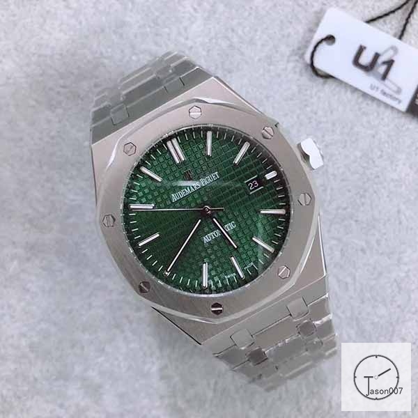 Audemars Piguet Royal Oak Green Dial Automatic Movement Glass Back Stainless Steel Mens Watch AU3596920