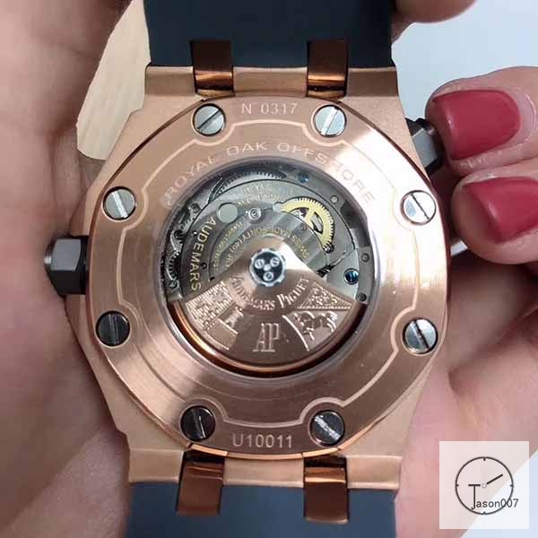 Audemars Piguet Royal Oak Offshore Rose Gold Automatic Movement Rubber 42mm Men Watch AU2588080