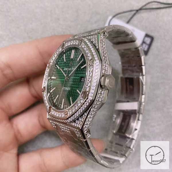 Audemars Piguet Royal Oak Offshore 41mm Automatic Green Dial Stainless Steel Case Glass Back Ap Men's Watch AU36583880