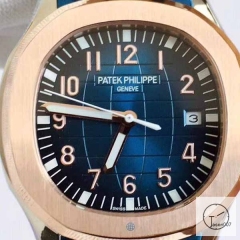 U1 Patek Philippe AQUANAUT 5167A Blue Dial Two Tone Gold Case Stainless Steel Transparent bottom Mechanical Automatic Movement Glass Back Rubber Strap Men's Watch PU228357560