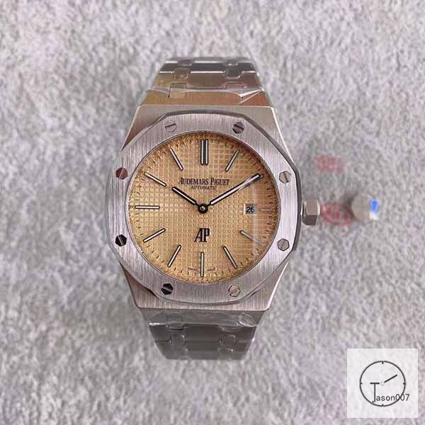 Audemars Piguet Royal Oak New Petite Tapisserie Dial Automatic Movement Glass Back Stainless Steel Mens Watch AU35971920