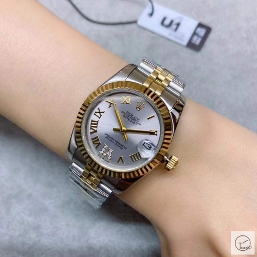 U1 Factory Rolex Datejust Fluted Bezel Silver Dial Two Tone Jubilee 31MM Ladies Size Jubilee 126331 Automatic Movement Stainless Steel Womens Watches AU2197469760