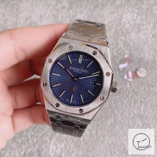 Audemars Piguet Royal Oak New Blue Dial Automatic Movement Glass Back Stainless Steel Mens Watch AU35965920