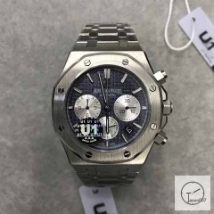 Audermars Piguet Royal Oak 41MM Quartz Chronograph Blue Dial Mens Watch AU3563285800