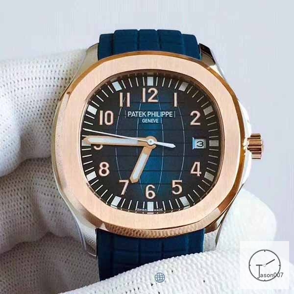 U1 Patek Philippe AQUANAUT 5167A Blue Dial Two Tone Gold Case Stainless Steel Transparent bottom Mechanical Automatic Movement Glass Back Rubber Strap Men's Watch PU228357560