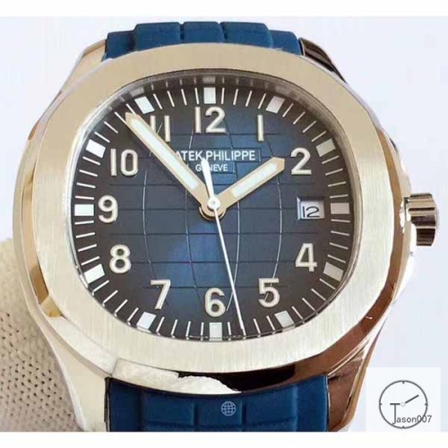 U1 Patek Philippe Aquanaut 5167A Blue Dial Stainless Steel Transparent Mechanical Automatic Movement Glass Back Rubber Strap Men's Watch PU228589560