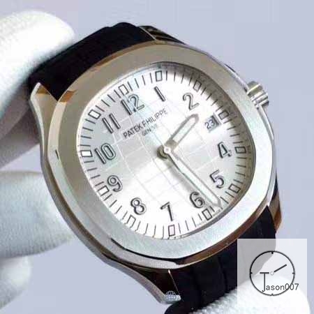 U1 Patek Philippe Aquanaut 5167A Silver Dial Stainless Steel Transparent Mechanical Automatic Movement Glass Back Rubber Strap Men's Watch PU228578560