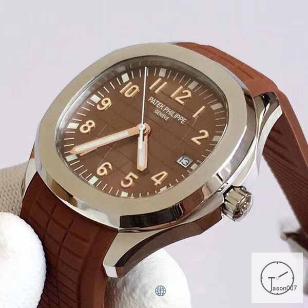 U1 Patek Philippe Aquanaut 5167A Brown Dial Stainless Steel Transparent Mechanical Automatic Movement Glass Back Rubber Strap Men's Watch PU228588560