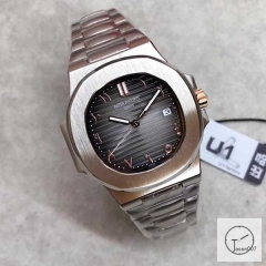 U1 Patek Philippe NAUTILUS 5711 New Gray Dial Stainless Steel Transparent Mechanical Automatic Movement Glass Back Men's Watch PU22800560