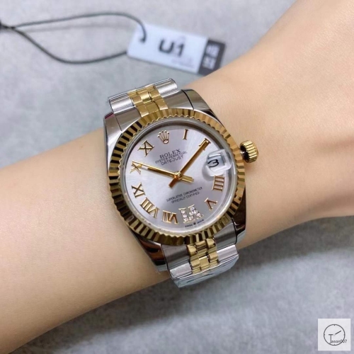 U1 Factory Rolex Datejust Fluted Bezel Silver Dial Two Tone Jubilee 31MM Ladies Size Jubilee 126331 Automatic Movement Stainless Steel Womens Watches AU2197469760