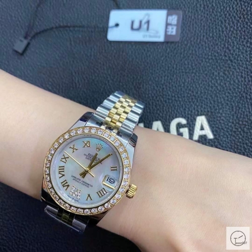 U1 Factory Rolex Datejust Shell Diamond Dial Diamond Bezel Two Tone Jubilee 31MM Ladies Size Jubilee 126331 Automatic Movement Stainless Steel Womens Watches AU2197583780