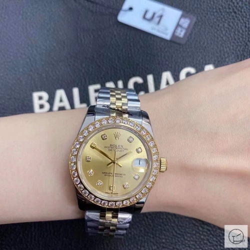 U1 Factory Rolex Datejust Gold Diamond Dial Diamond Bezel Two Tone Jubilee 31MM Ladies Size Jubilee 126331 Automatic Movement Stainless Steel Womens Watches AU2197579780