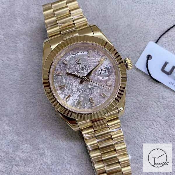 U1 Factory Rolex Day-Date 40 Meteorite Diamond Dial & Fluted Bezel Automatic Movement President Bracelet 228206 -BRAND NEW AJL2521699756980