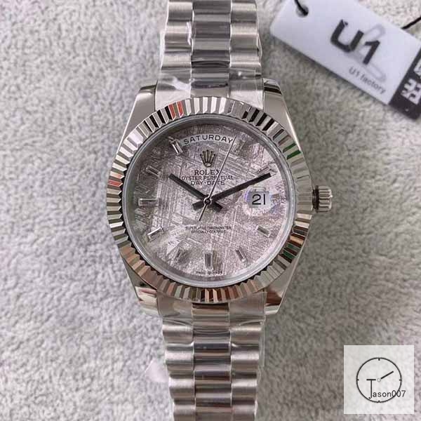 U1 Factory Rolex Rolex Day-Date 40 Meteorite Diamond Dial & Fluted Bezel Automatic Movement President Bracelet 228206 -BRAND NEW AJL255389756980