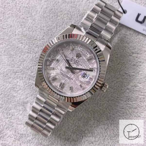 U1 Factory Rolex Rolex Day-Date 40 Meteorite Diamond Dial &amp; Fluted Bezel Automatic Movement President Bracelet 228206 -BRAND NEW AJL255389756980