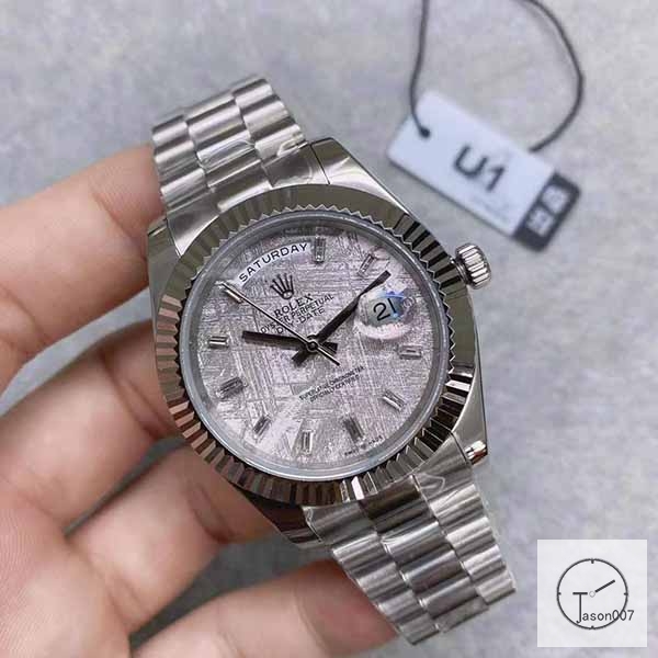 U1 Factory Rolex Rolex Day-Date 40 Meteorite Diamond Dial & Fluted Bezel Automatic Movement President Bracelet 228206 -BRAND NEW AJL255389756980