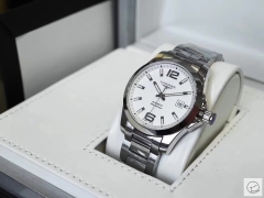 U1 LONGINES White Dial Automatic Movement Stainless Steel Mens Watches UL20345860