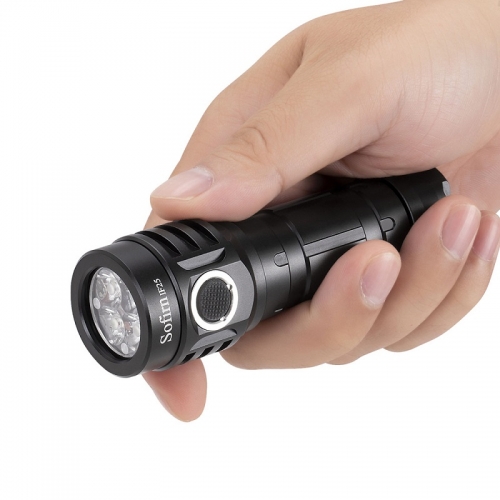 Sofirn IF25A Rechargeable 3800 high Lumens LED Flashlight 21700 Battery and USBC Cable Included,4000K Anduril UI for Camping Hiking Fishing etc