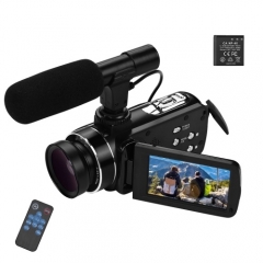 Andoer 4K Ultra HD Handheld DV Professional Digital Video Camera CMOS Sensor Camcorder