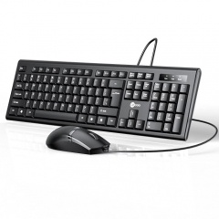 Lenovo Lecoo CM101S Wired Keyboard Mouse Combo Ergonomic Keyboard Mouse Set