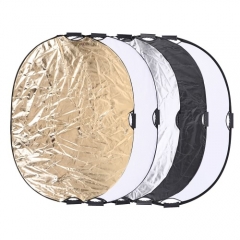 Andoer 90 * 120cm 5in1 Round Collapasible Multi-Disc Portable Circular Photo Photography Studio Video Light Reflector