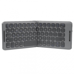 Portable Wireless BT Keyboard Folding Keyboard Comfortable Typing Feel Built-in Rechargeable Lithium Battery for Windows/Android/iOS