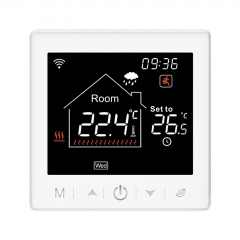 WIFI Electric Underfloor Heating 16A Thermostat with Application & Voice Control 3.5 Inch LCD Display Intelligent Programmable Thermostat Child Lock