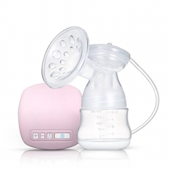 YOUHA Single Electric Breast Milk Pump Baby Infant Breastfeeding Pacifier Bottle Suction Massage Device Kit Safe BPA Free for Travel Working