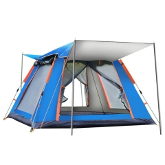 6-7 People Fully Automatic Tent Outdoor Camping Family Picnic Travel Rainproof Windproof Tent - Green