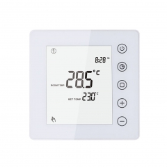 3A Water Heating Thermostat LCD Touchscreen Digital Heating Thermostat Week Programmable Smart Temperature Controller Anti-freeze Energy Saving for Ho