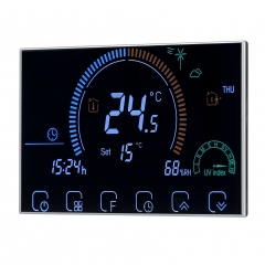 3A 95~240V Water Heating Energy Saving Smart Thermostat with Touchscreen LCD Display Weekly Programmable Room Temperature Controller Home Improvement