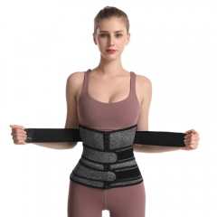 Fitness Waist Belt Shaperwear Bodysuits Corset Sport Tummy Control Strap Slimming Sweat Fat Burning Belt - M