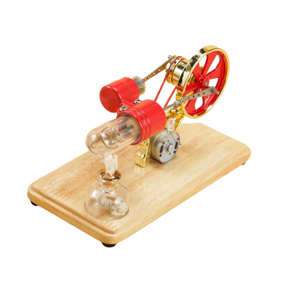 LL-009 4 Color Stirling Engine Motor Model Electricity Generator Motor Education Experiment Toy - 1