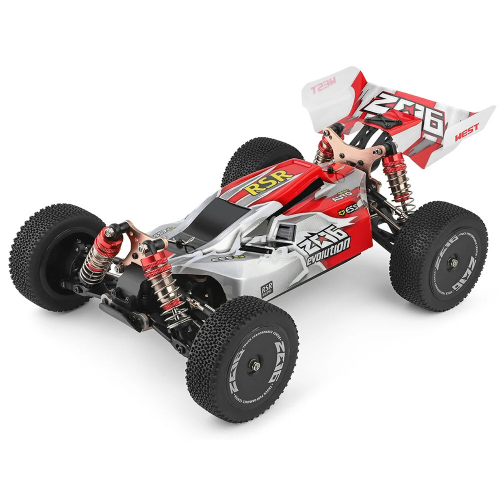 Wltoys 144001 1/14 2.4G 4WD High Speed Racing RC Car Vehicle Models 60km/h Two Battery 7.4V 2600mAh - Two Battery Green